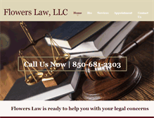 Tablet Screenshot of flowerslawllc.com